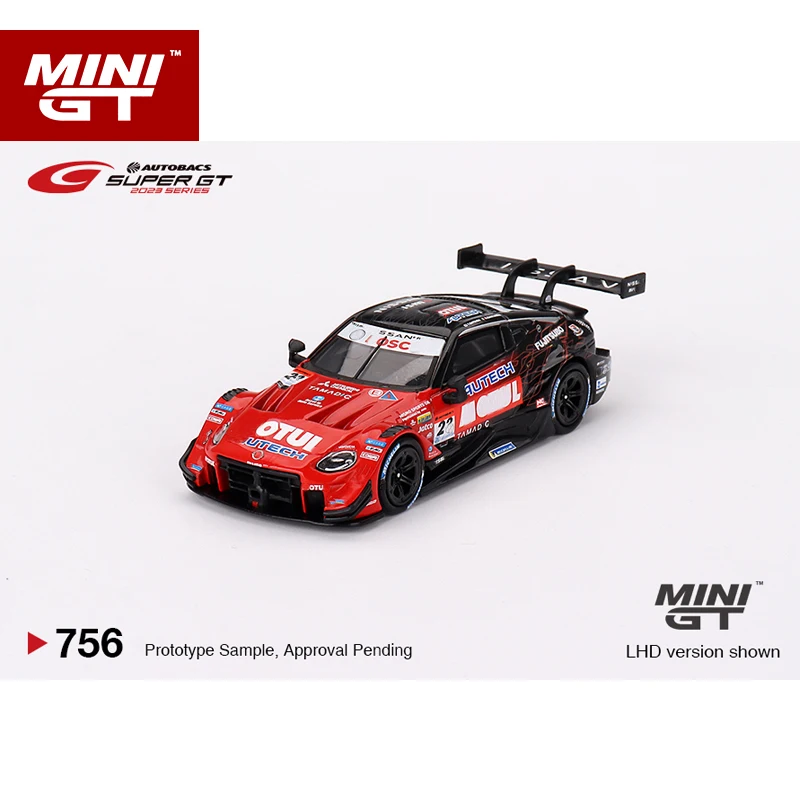 MINIGT 1:64 Z GT500 AUTECH Z 2023 MGT alloy car model 756