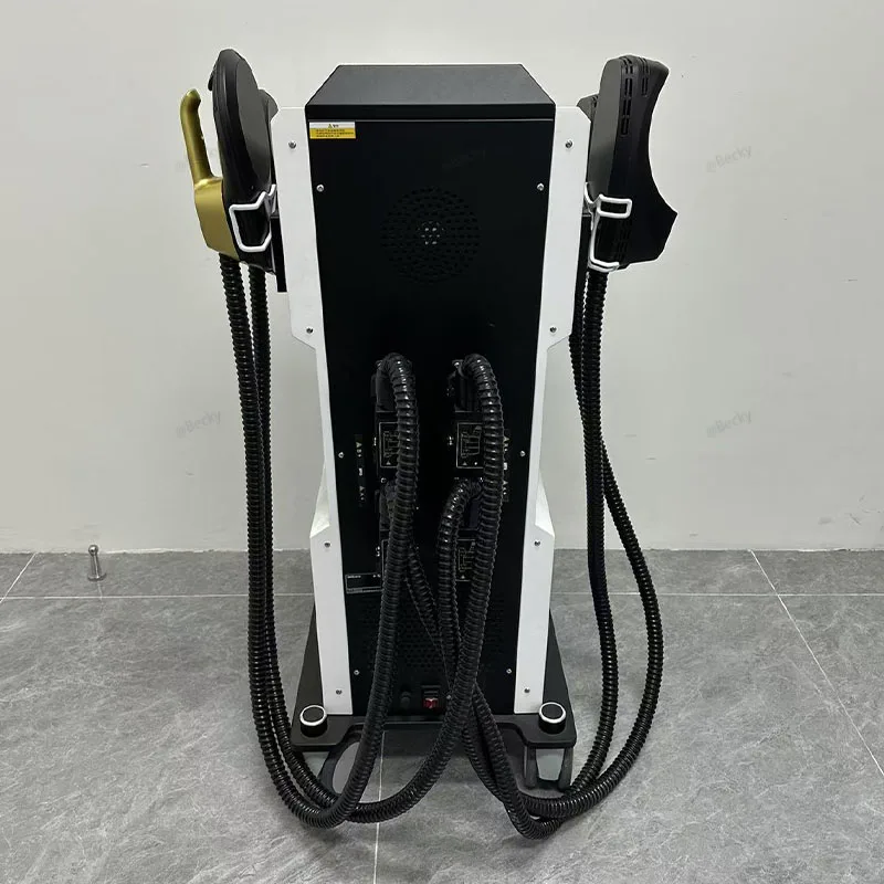 Kekuatan Besar Profesional Pembakar Lemak Penghilang Selulit 6500W Mesin Pemahat EMS Memahat 15 Mesin Tesla RF EMS