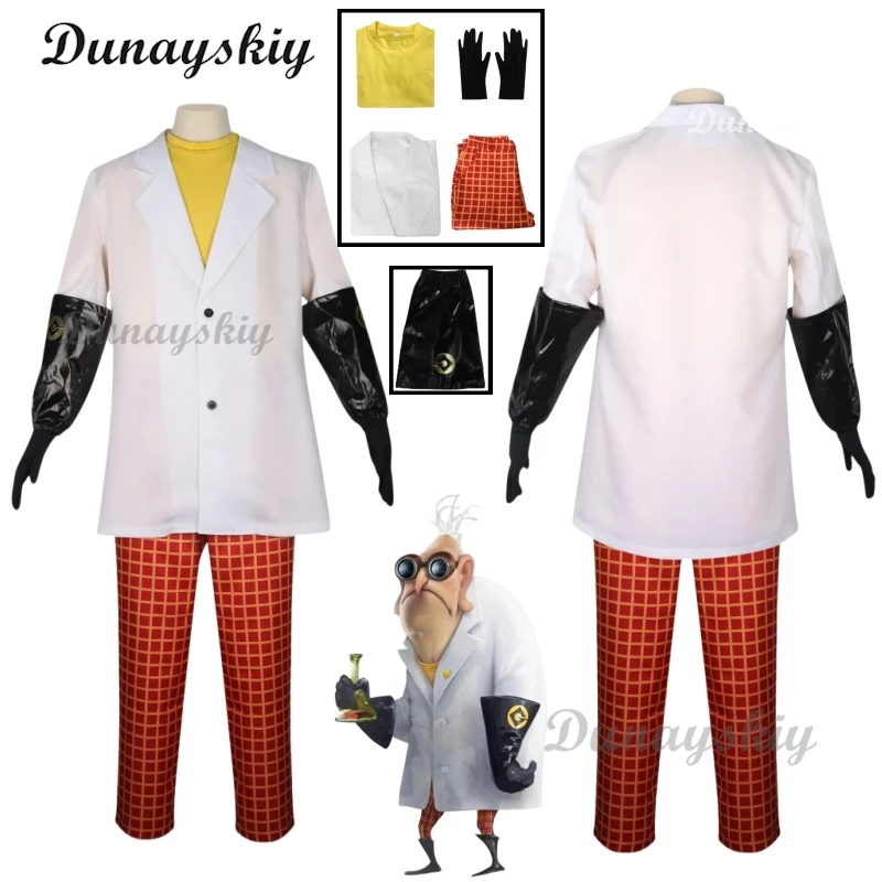 

Anime Nefario Cosplay Dr Cosplay Man Nefario Doctor Play Costume Uniform Suit Halloween Party Role Play Outfit