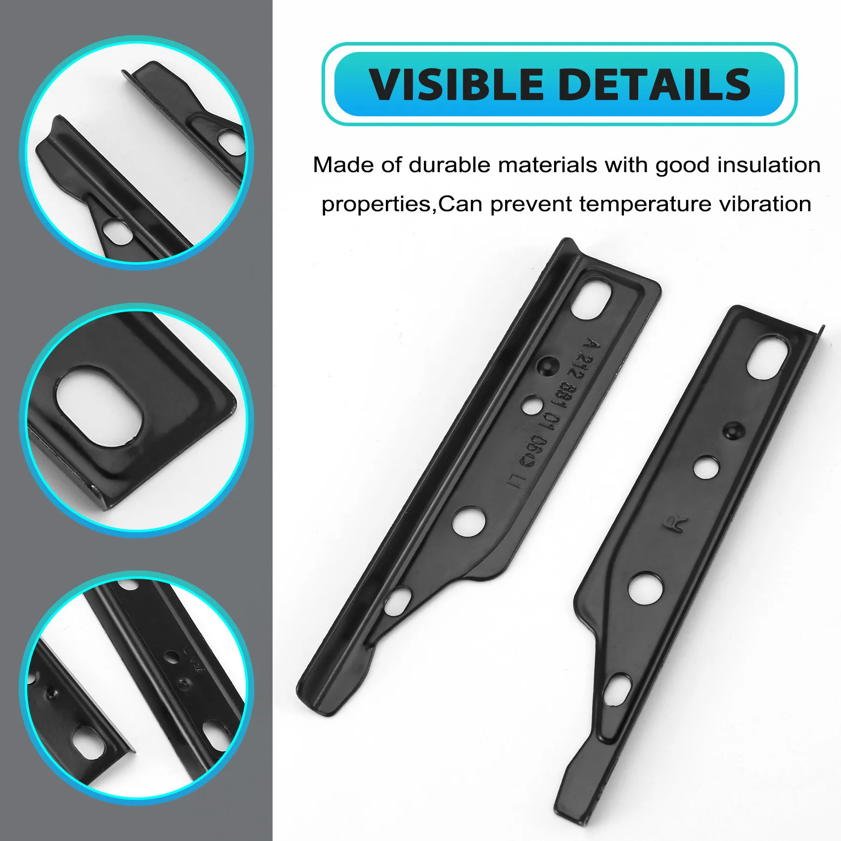 

Prominent Bumper Face Bar Bracket Retainer Mounting For E250 E350 E400 E550 2128810106 2128810206