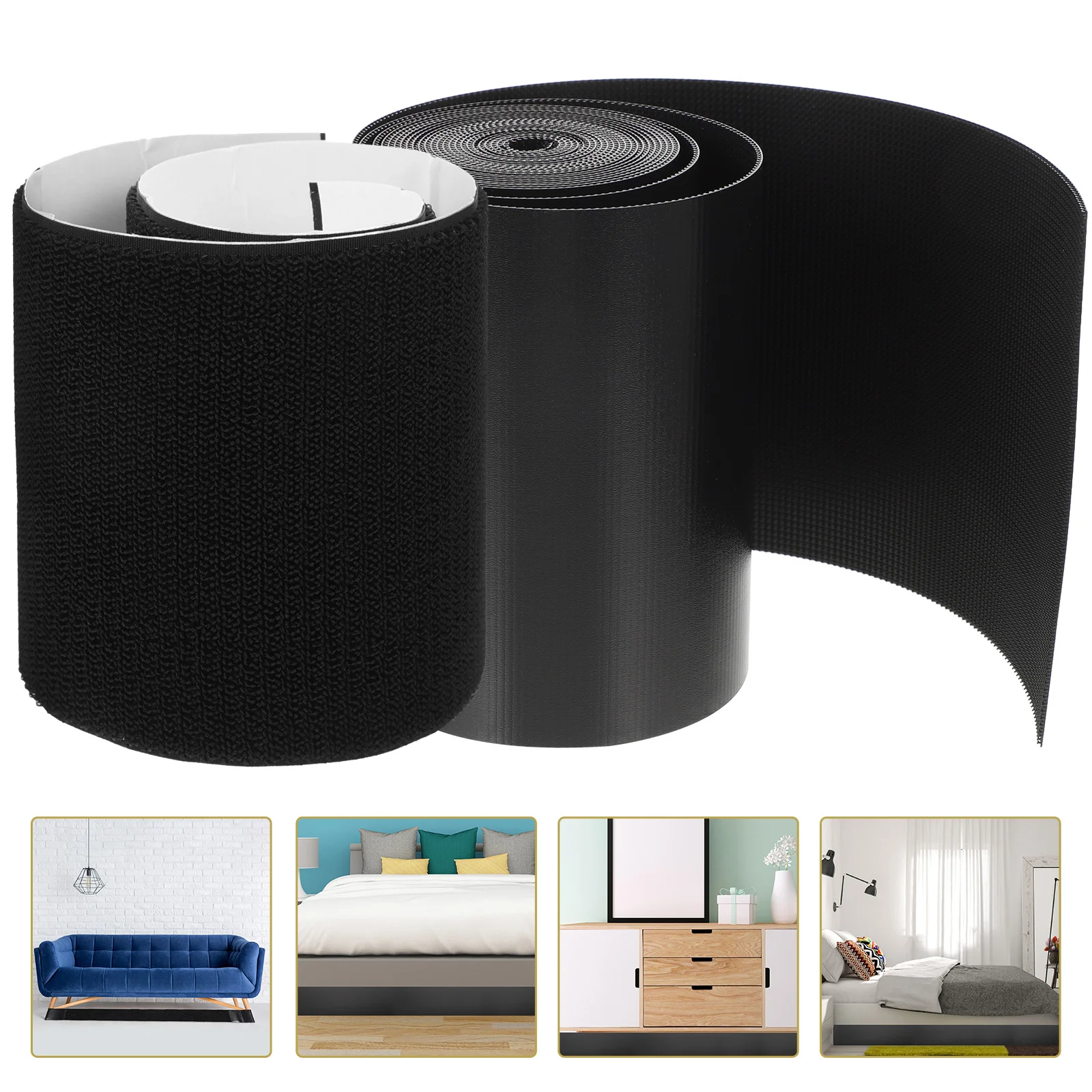 

1Set Under Couch Pet Blocker Strap Sturdy Couch Prevents Rolling Items Under Sofa Easy Cut Install