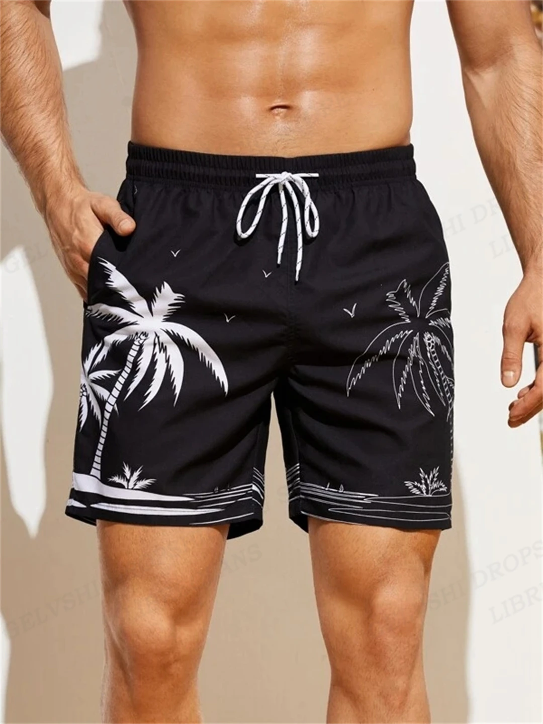 Tropical Fruits 3d Print Summer Men\'s Shorts Quick Dry Swimming Shorts Oversized Casual Beach Pants Fashion Trend Men Clothing