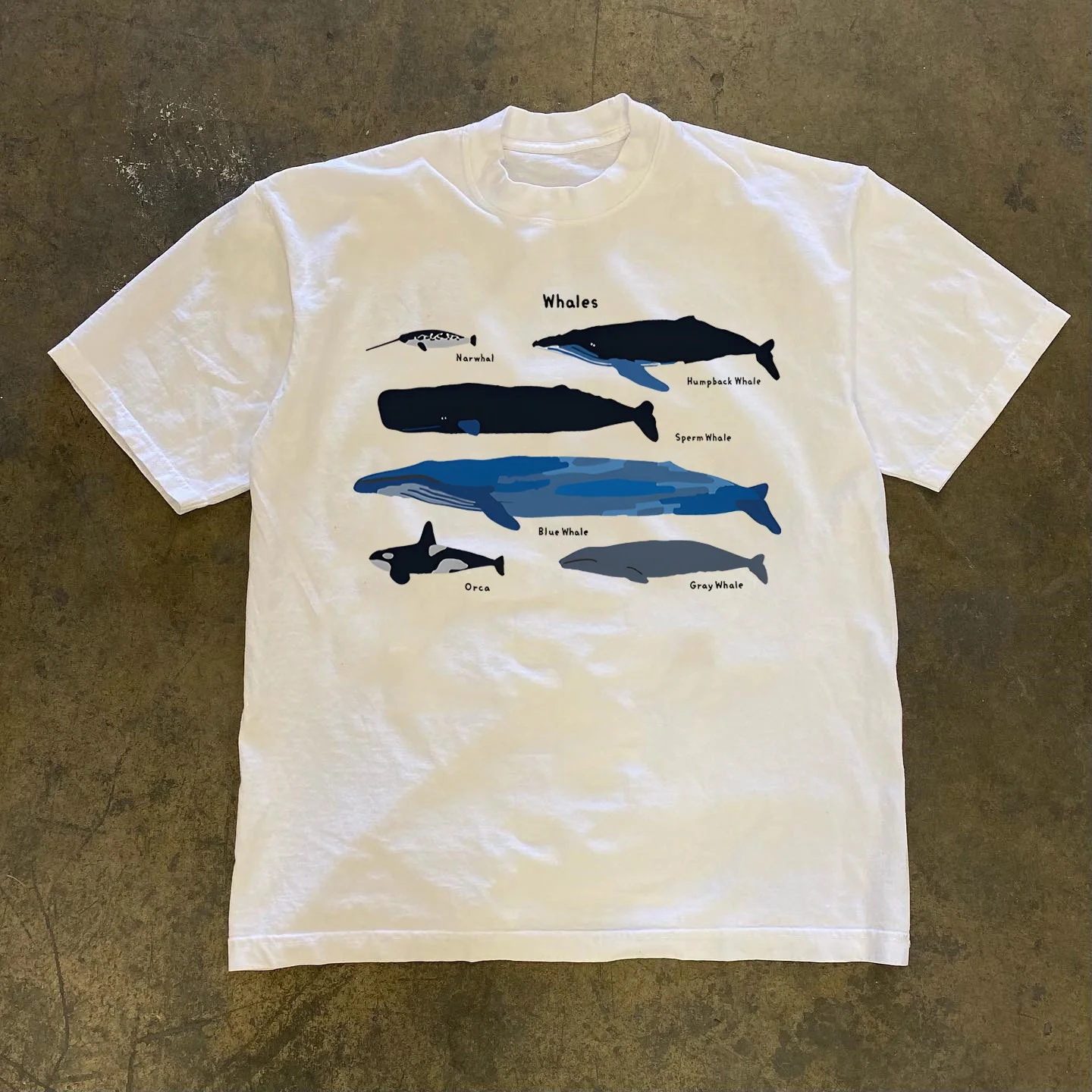 Loose Fit Cotton T-Shirt Double Thread Pure Cotton Short Sleeve Retro Style for Men and Women Comfortable Breathable Summer Top
