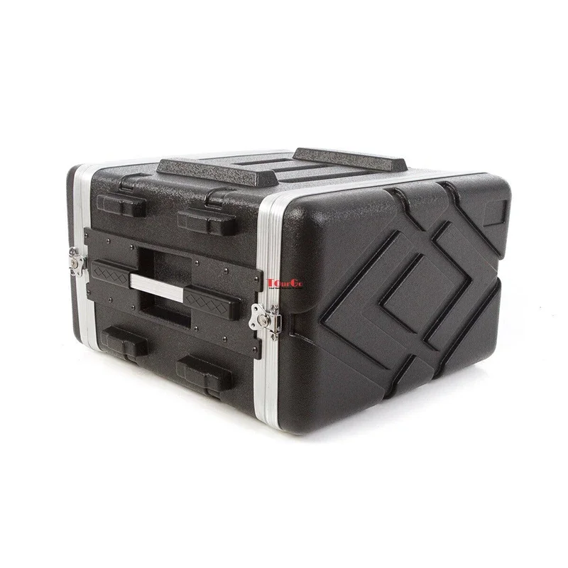 Caixa de rack ABS de profundidade de polegadas 4U 6U 8U 10U 12U com alças e rodas