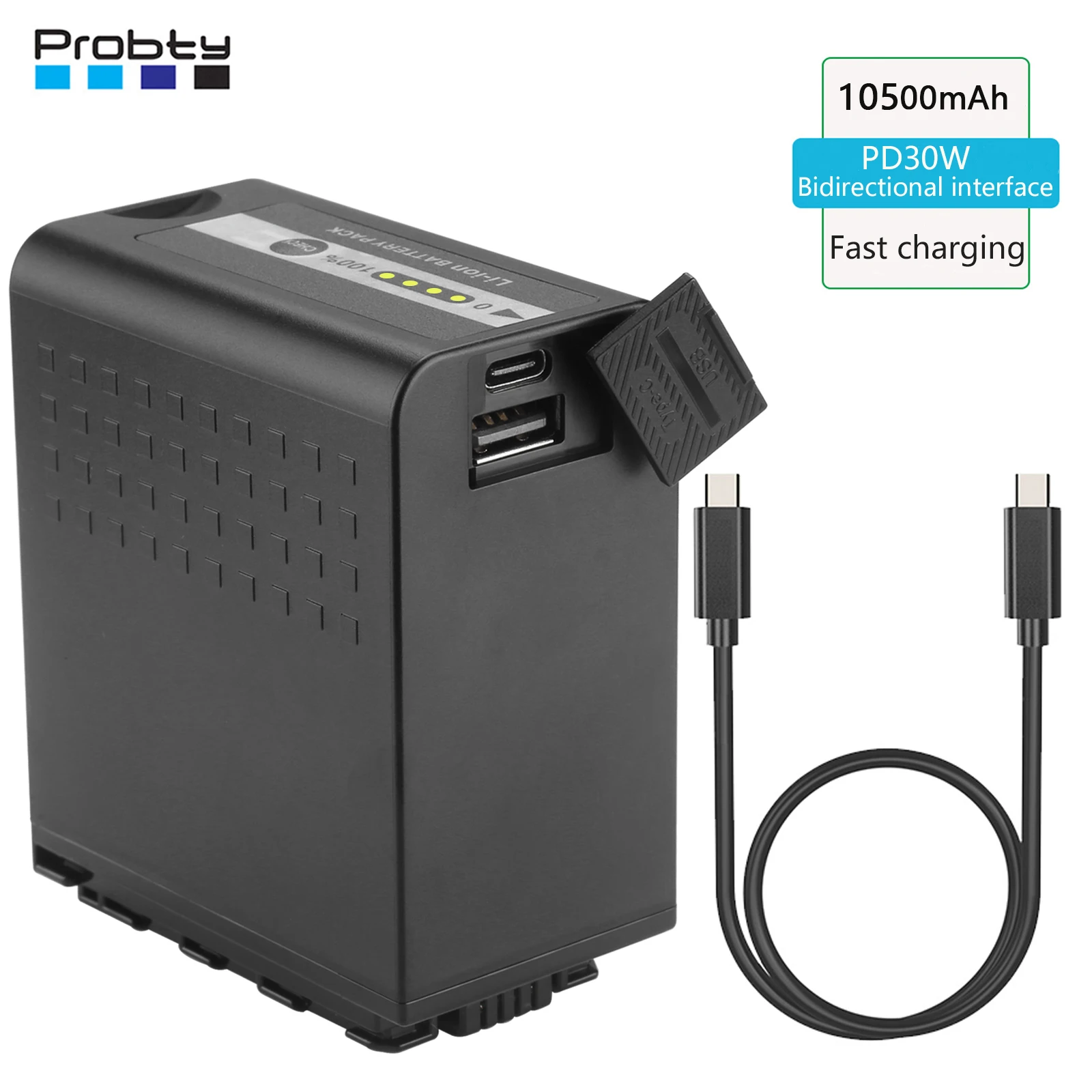 

10500mAh AG-VBR89G AG-VBR118 Battery / Charger for Panasonic AG-VBR59 VBR89, VW-VBD58 VBD78, AG-3DA1 AC8 DVX200 HVX201, HC-X1000