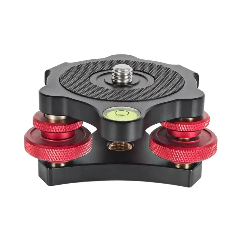Photo Accessories Tripod Balance Adjuster 1/4 Screw Metal Head Base Horizontal Adjustment Head