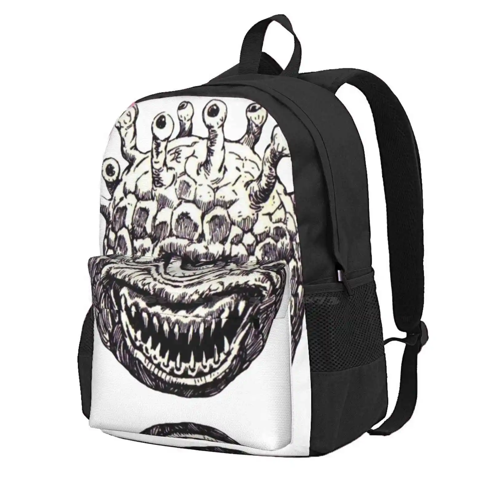 Beholder Ad&D Hot Sale Schoolbag Backpack Fashion Bags Advanced And Dragons Rpg Roleplay Monster Villain Gaming Geek Nerd Dice