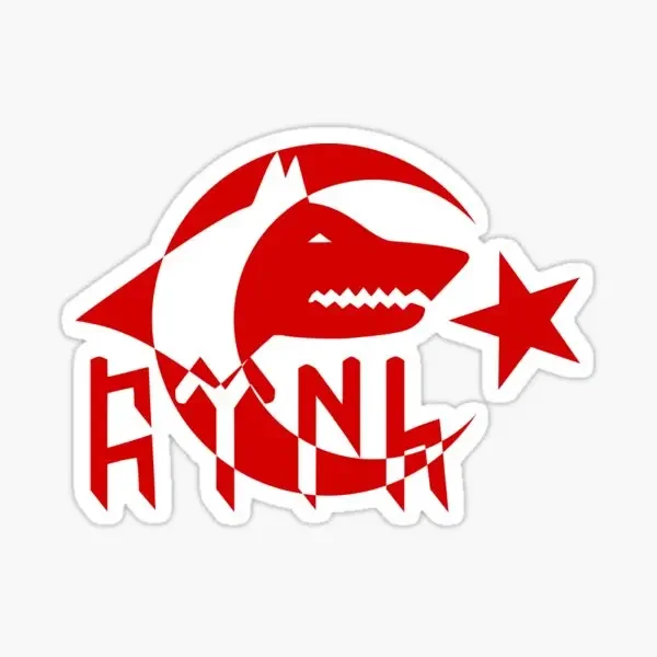 

TR Türkiye Turkish Wolf Flag Sticker Laptop Car Accessories Wall Room Truck Van Door Decal PVC