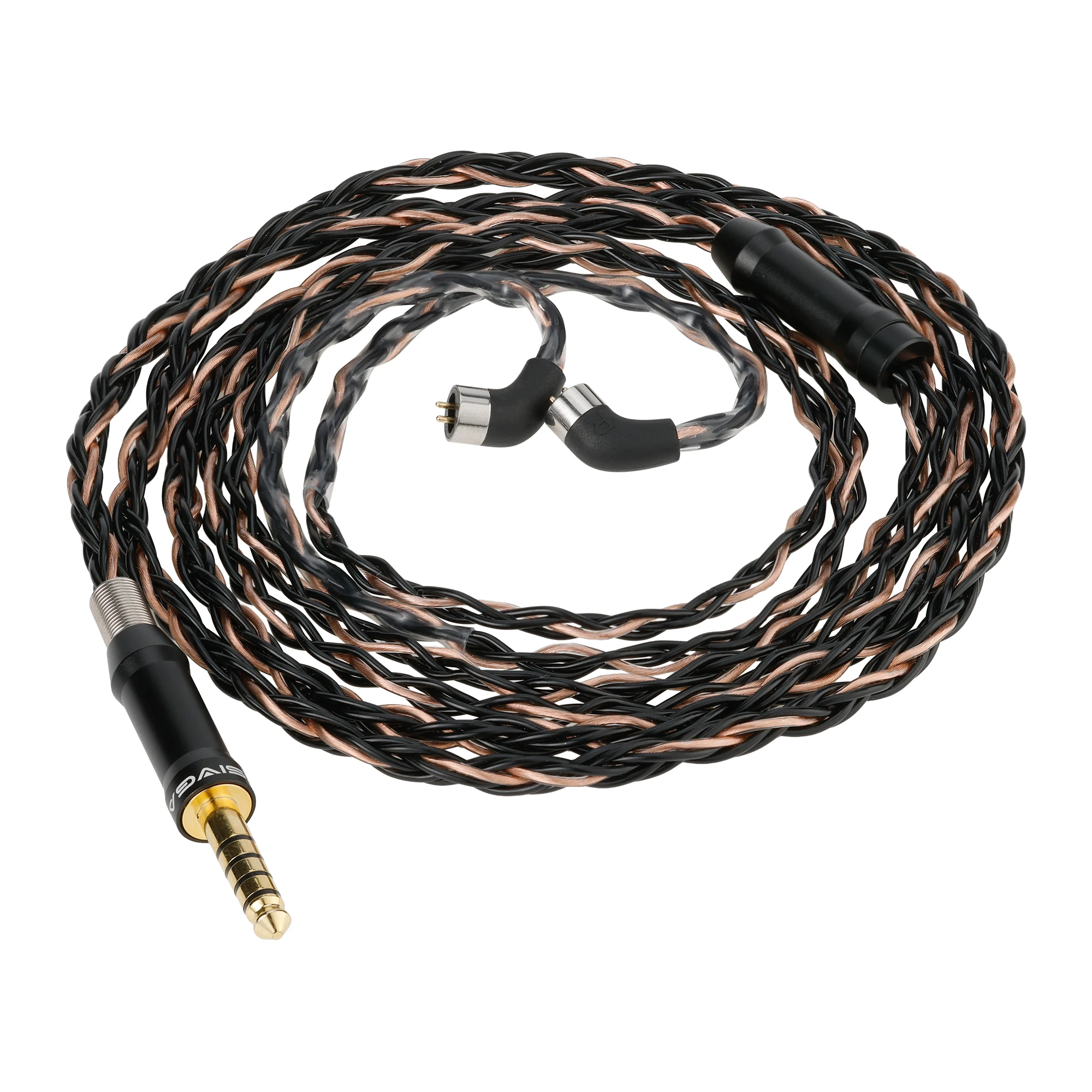 SIVGA Nightingale PRO سماعات سلكية زيبرا غطاء خشبي 0.78 مللي متر 2pin 4.4 في الأذن مكبر صوت مسطح HIFI سماعات الألعاب ملحقات الموسيقى