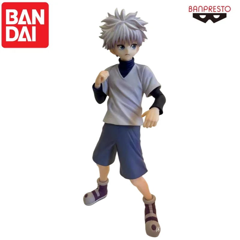 

Bandai в наличии, оригинальная кукла Banpresto Killua Zoldyck, новая фигурка в штучной упаковке, анимационные периферийные устройства, персонажи, гараж