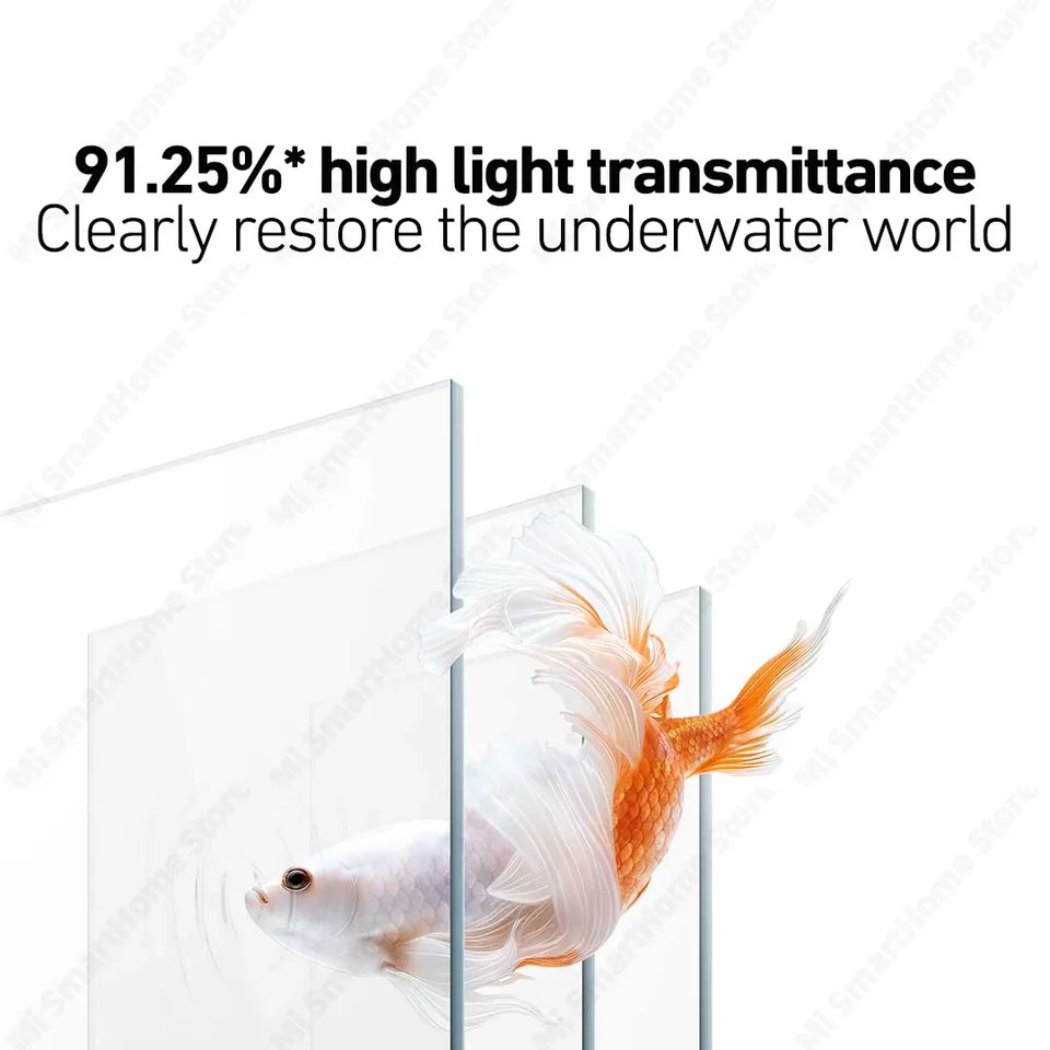Original Xiaomi Mi Smart Desktop Fish Tank 10L Remote Feeding Via
