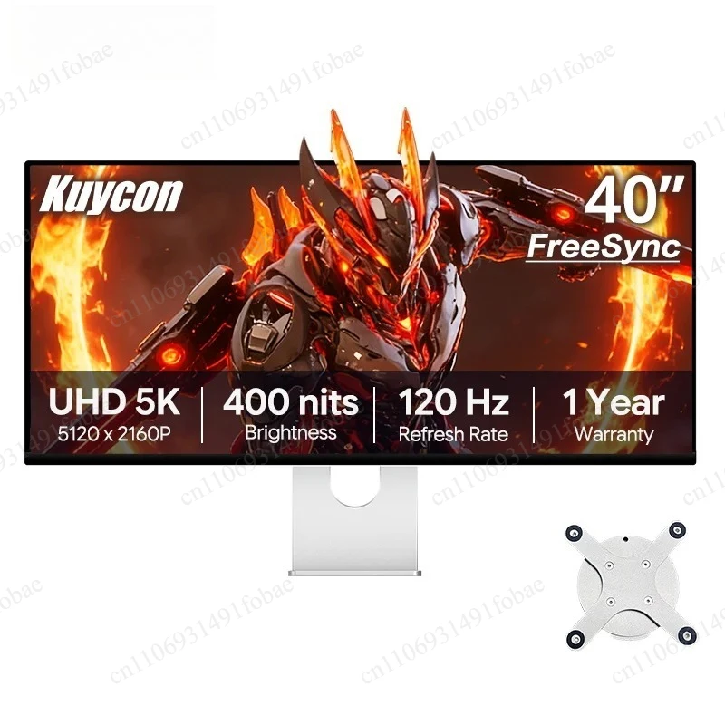 P40K Gaming Monitor 120Hz 40 Inch  UHD IPS PC LED Display HDR 99%sRGB 400 Nits Computer Screen Anti-glare HDMI Type-C VESA