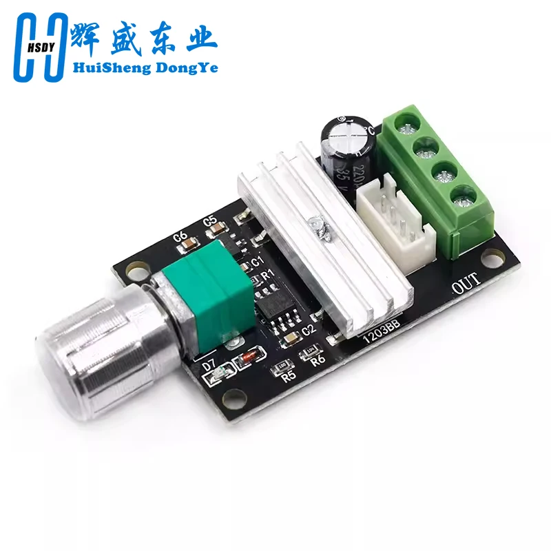 DC 6V 12V 24V 28V 3A 80W DC Motor Speed Controller PWM Snelheid verstelbare Omkeerbare Schakelaar 1203BB DC Motor Driver Omkeren