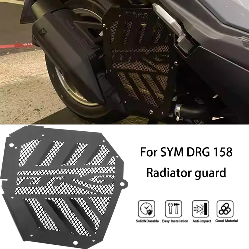 

MTKRACING For SYM DRG 158 2019-2024 Motorcycle radiator guard grille cover combat style protective accessories