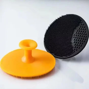 1Pcs Silicone Facial Wash Pad Exfoliating Blackhead Removal Face Cleansing Brush Tool Baby shampoo brush Face Care