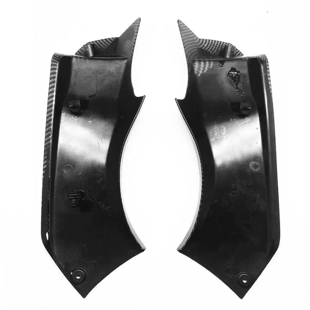 Upper Front Dash Air Intake Cover Carbon Fiber Paint ABS Panels Fairings Frames For Kawasaki Ninja ZX6R ZX 6R 2003 2004 Motor