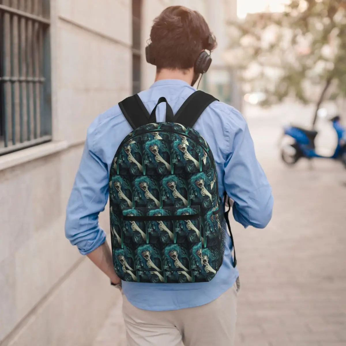 

Sally Face Game Anime SF Horror Sal Fisher Backpack Boys Girls BookBag Children School Bag Laptop Shoulder Bags for Men Women