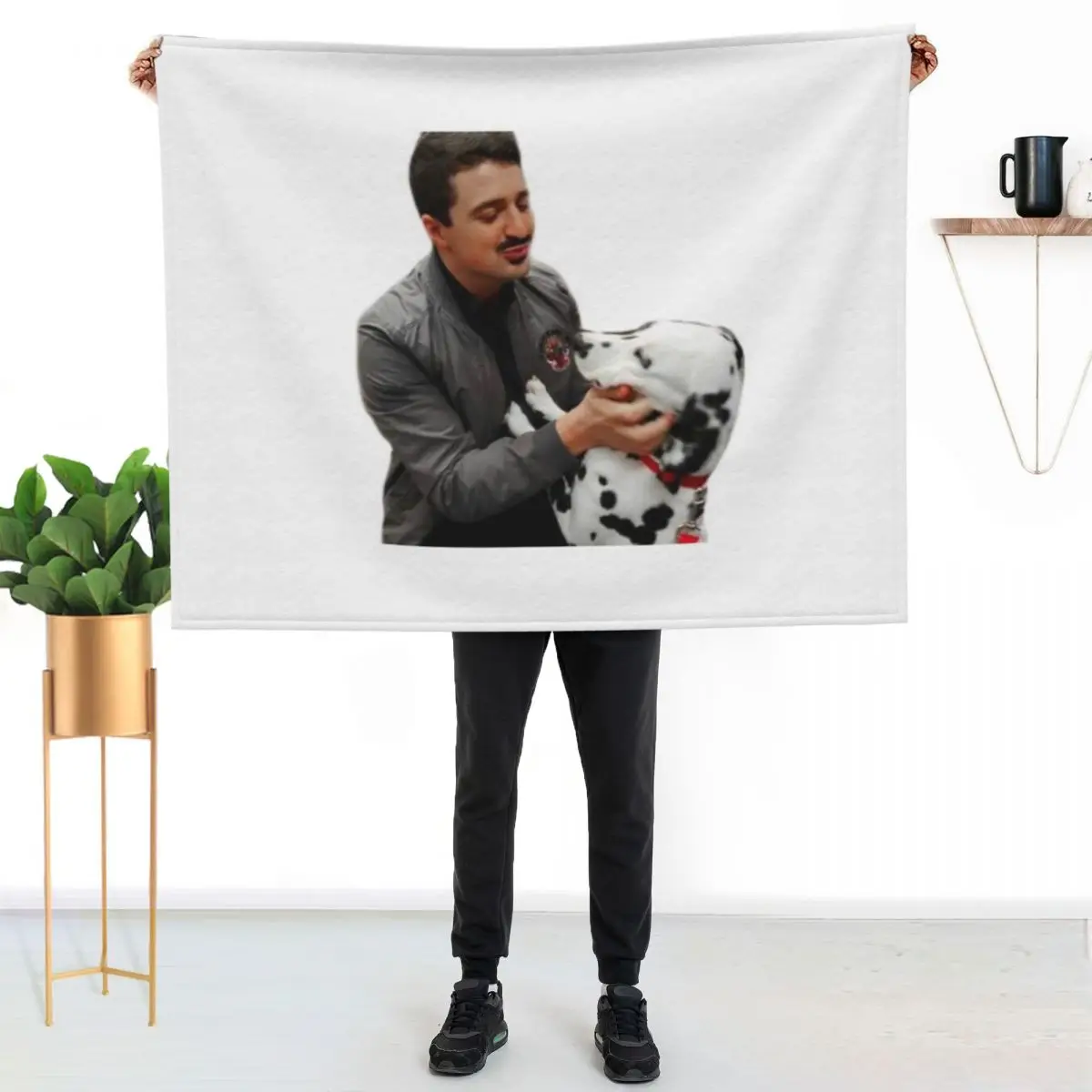 Otis and Pouch - Yuri Sardarov - Chicago Fire Throw Blanket Luxury Brand Plaid Soft Big Camping Cute Plaid Sofa Blankets