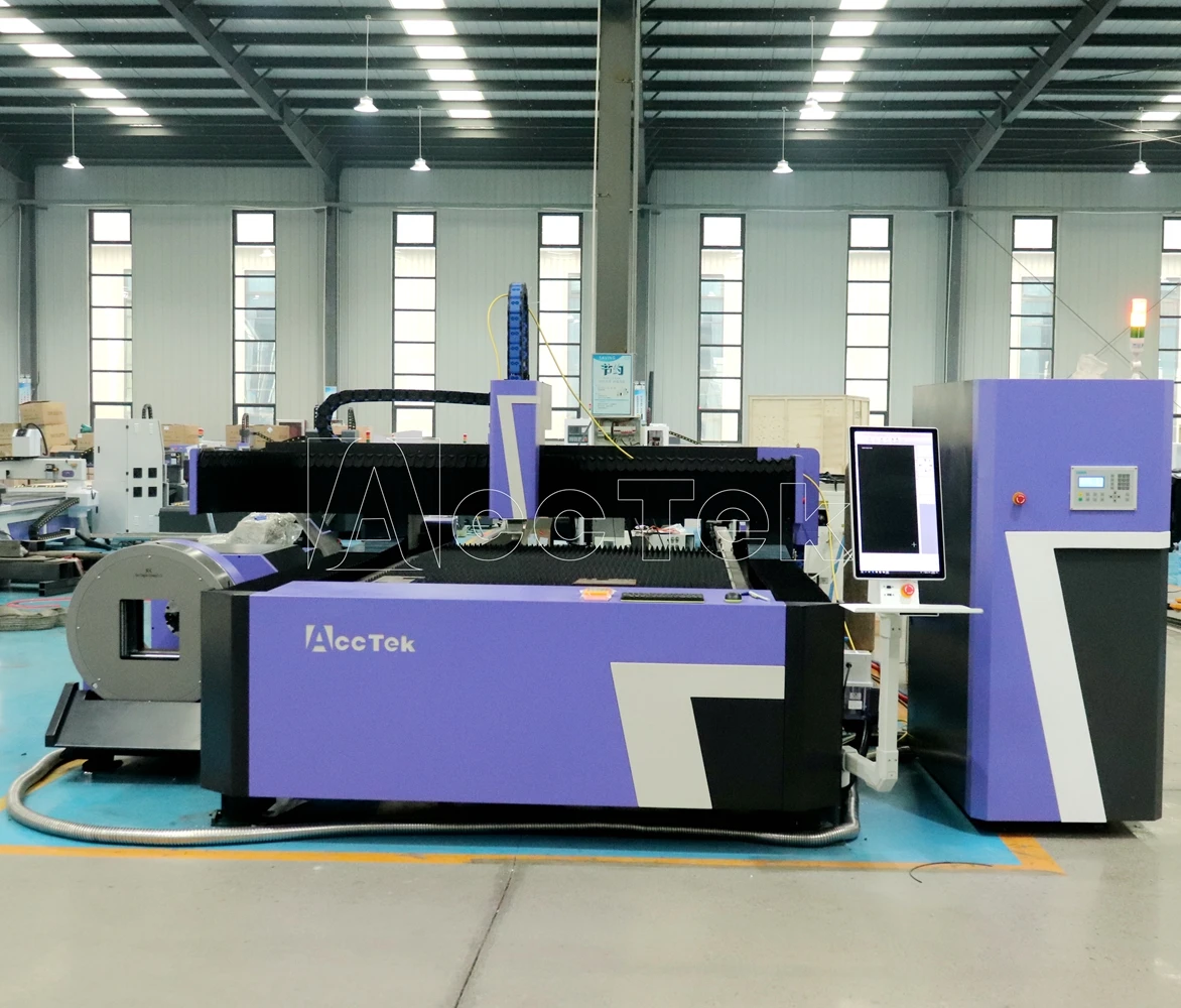 เครื่องตัดแผ่นโลหะไฟเบอร์เลเซอร์12KW 6KW สำหรับตัดประตูเหล็ก20มม.