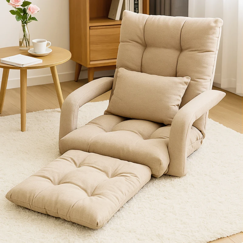 

Lazy sofa tatami dormitory bed foldable back chair bay window reclining couch bedroom sitting small sofa