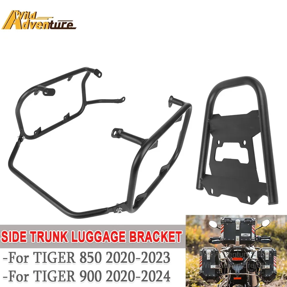 Panniers Rack Stainless Steel Saddlebag Bracket TIGER 850 TIGER 900 Motorcycle Top Case Box Rack For TIGER 850 900 2020-24 2025