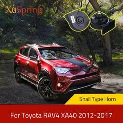 Car Snail Horn Speakers Tweeter High Bass Waterproof Whistle Accessories For Toyota RAV4 XA40 2012-2017