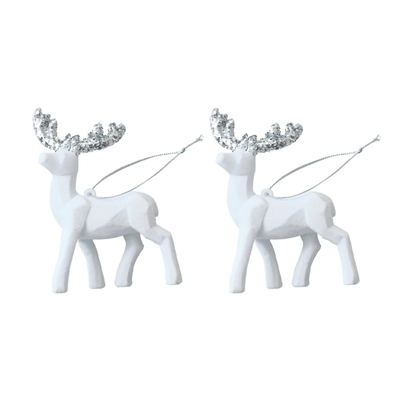 ABBN-pendentif de noël, ornements décoratifs en forme de cerf pour arbre de noël