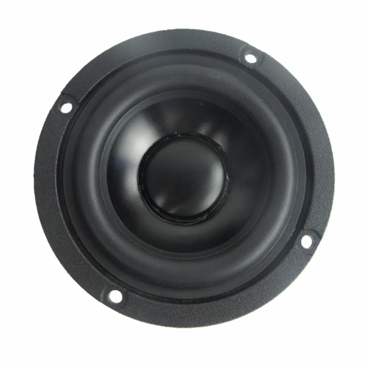 New Hifi 3.5 Inch RMS 20W 4ohm/8ohm 87DB 25-core Black aluminum basin rubber edge FullRange Neodymium Horn Speaker(1pcs speaker)