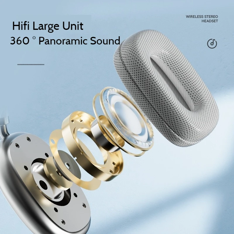 وصول جديد جودة عالية سماعة بلوتوث اللاسلكية P9Promax العلوي نمط خمر تصميم الكمبيوتر مكتب سماعات الهاتف