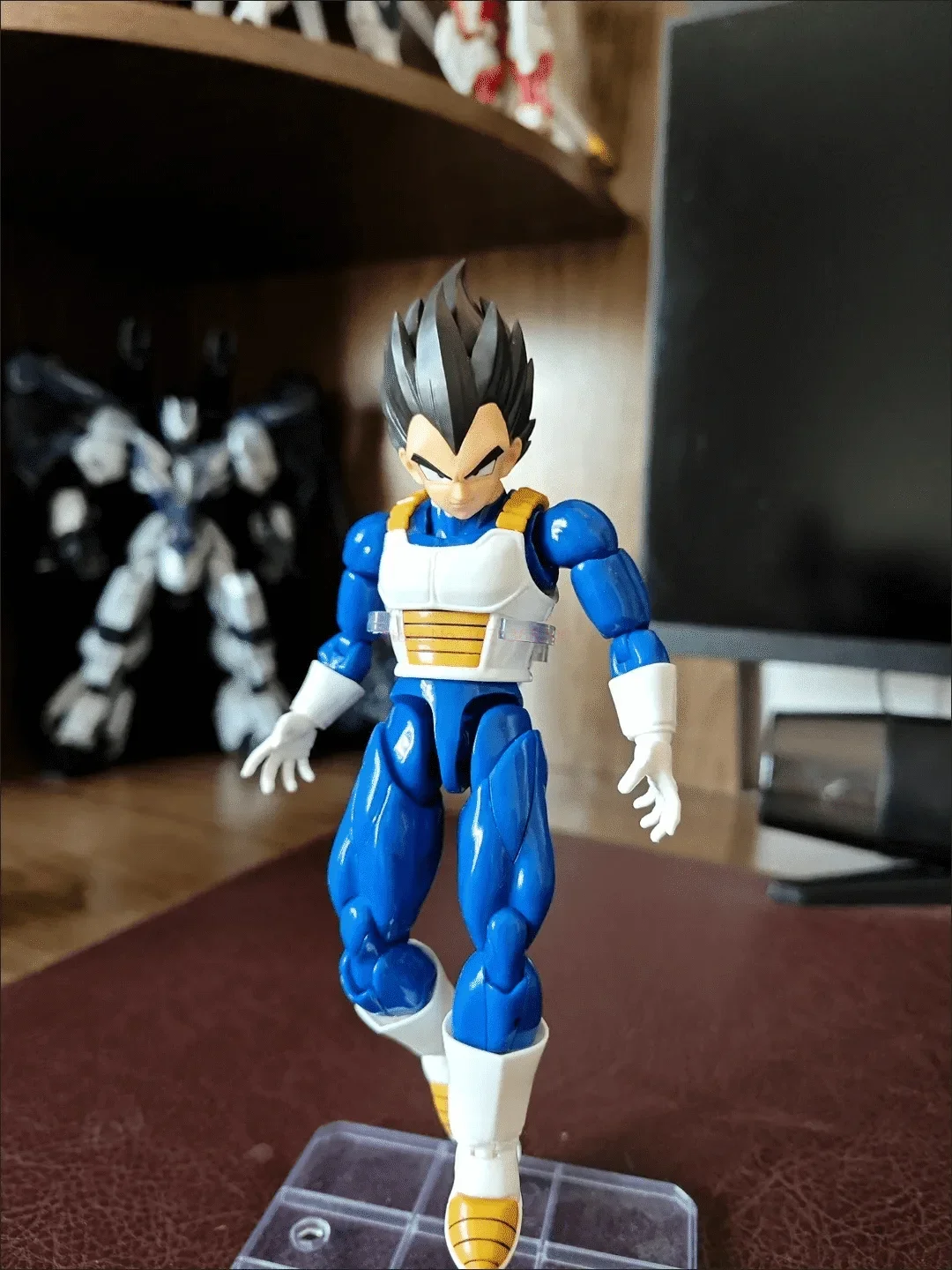 New Bandai Dragon Ball Z Figure-Rise Standard Vegeta Pvc Assembled Anime Action Figure Standard Vegeta Model Kit Collectible Toy