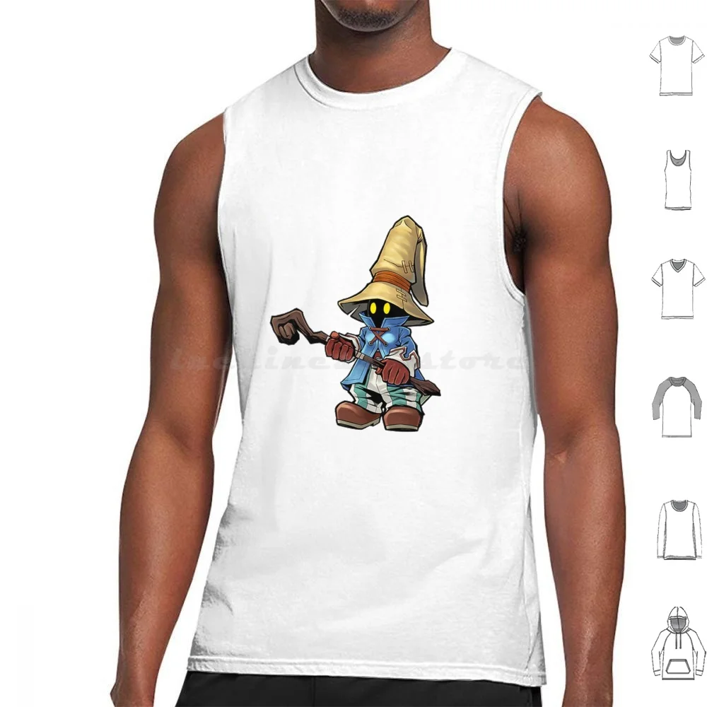 Final Fantasy 9 Vivi Tank Tops Vest Sleeveless Fft Final Fantasy Ff9 Final Fantasy Zidane Vivi Garnet Steiner Summon Ffix Ix 9