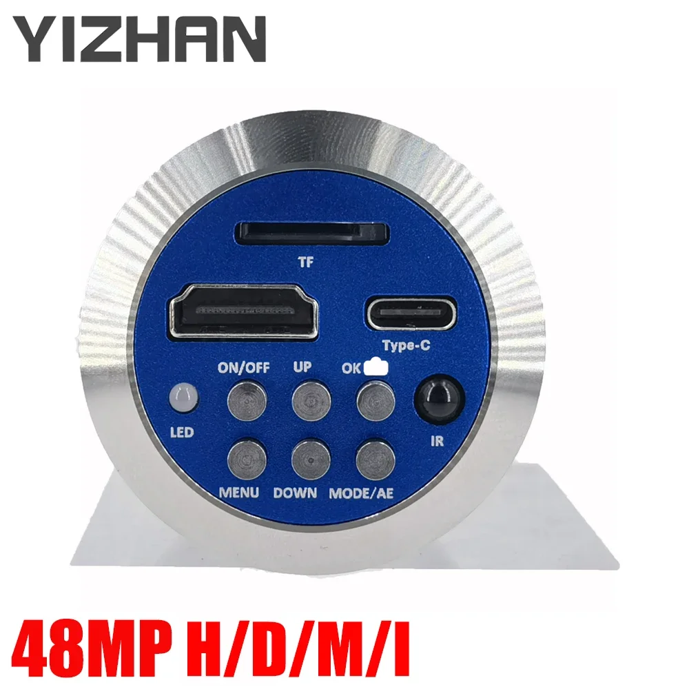 

HD 4K камера для микроскопа CCD CMOS 1080P 60FPS промышленное видео цифровая статическая камера для сбора динамического изображения тринокулярный ремонт