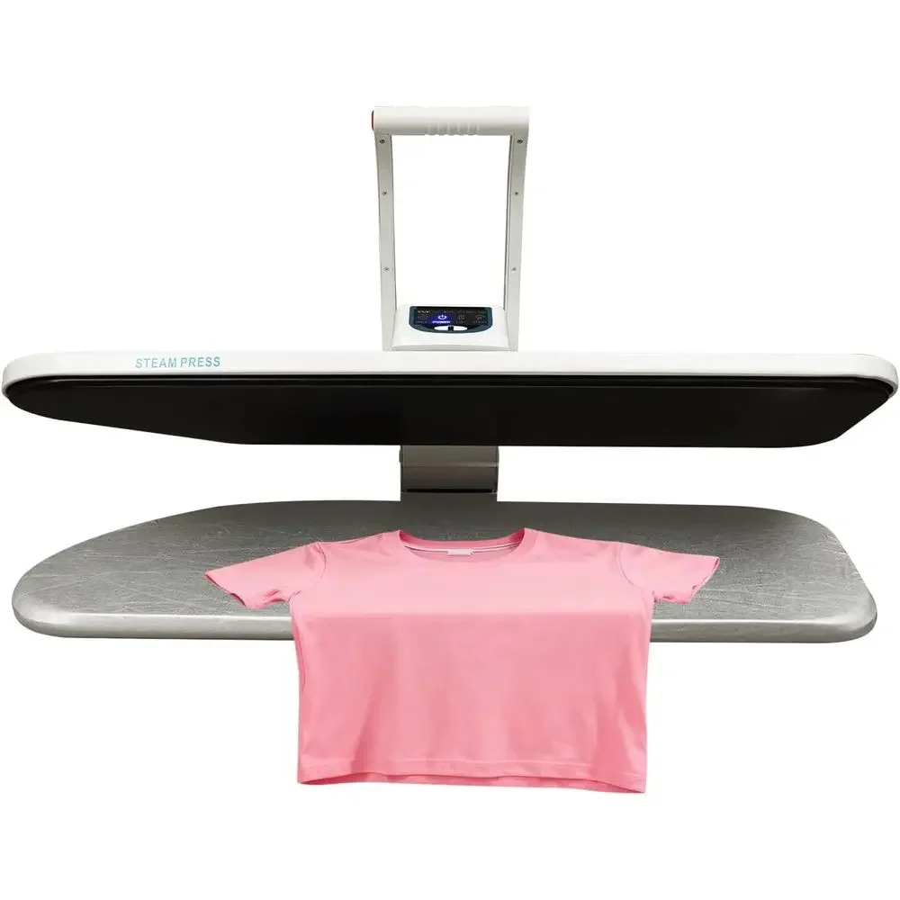 

36" Large Steam Iron Pr, 1600W Intelligent Steam abric Prhine with LCD Sn and 5 abric Settings, Digital Proional Commercial Iron