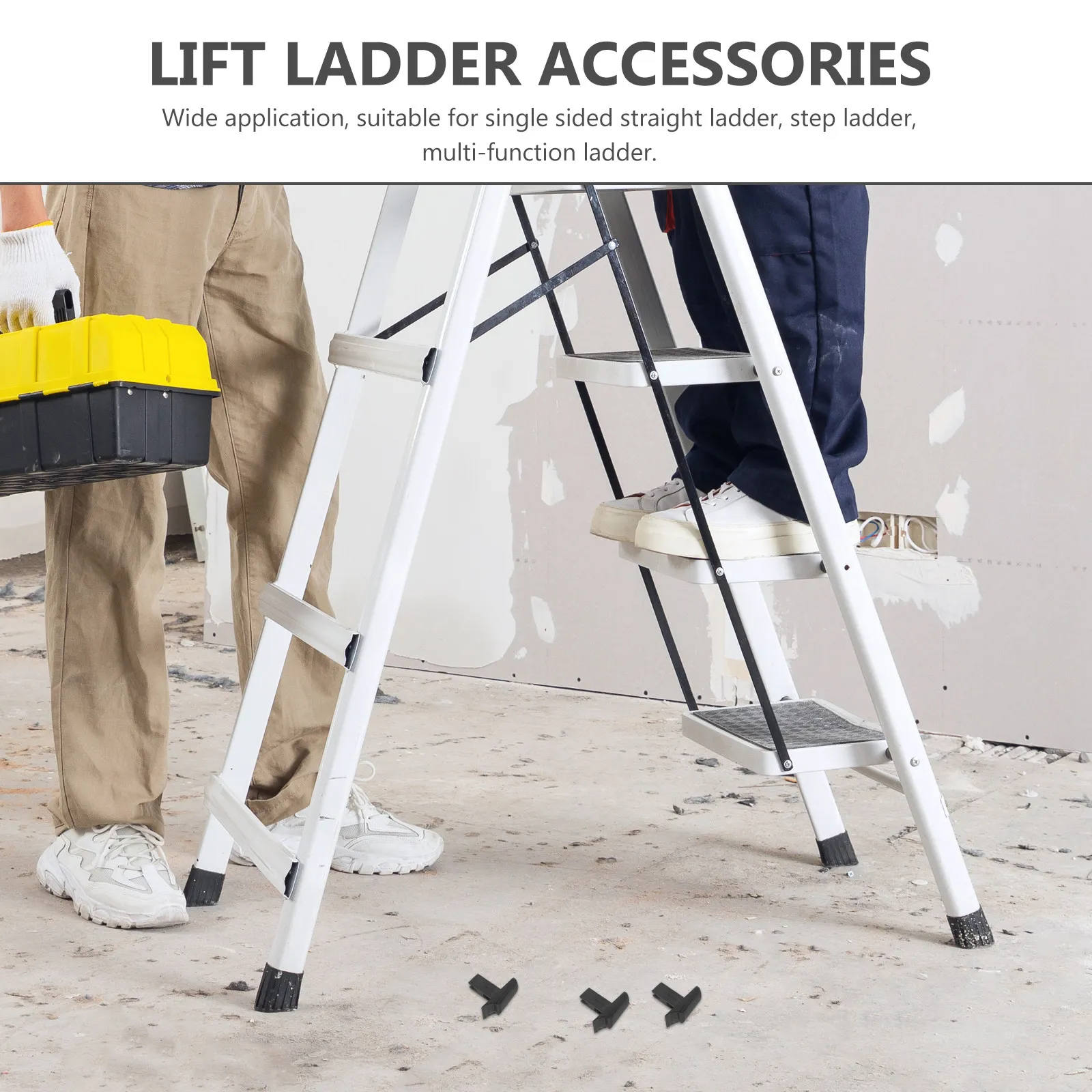 3Pcs Silicone Ladder Replacement For Ladder Repair Painters Non- Telescopic Folding Parts Button Accessories