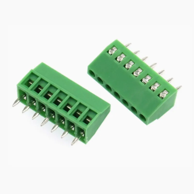 10 قطعة KF128 2.54 مللي متر الملعب PCB برغي محطة كتلة موصل 2P 3P 4P 5P 6P 7P 8P 9P 10P 12P 16P #3
