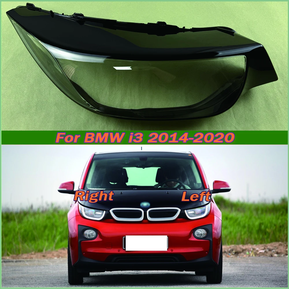 

For BMW i3 2014-2020 Headlight Cover Transparent Lampshade Lamp Case Headlamp Shell Plexiglass Replace Original Lens