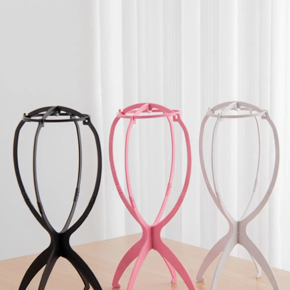 Plastic Wig Stand Holder Support Organizer Professional Display Rack For Hairpiece Styling And Daily Storage