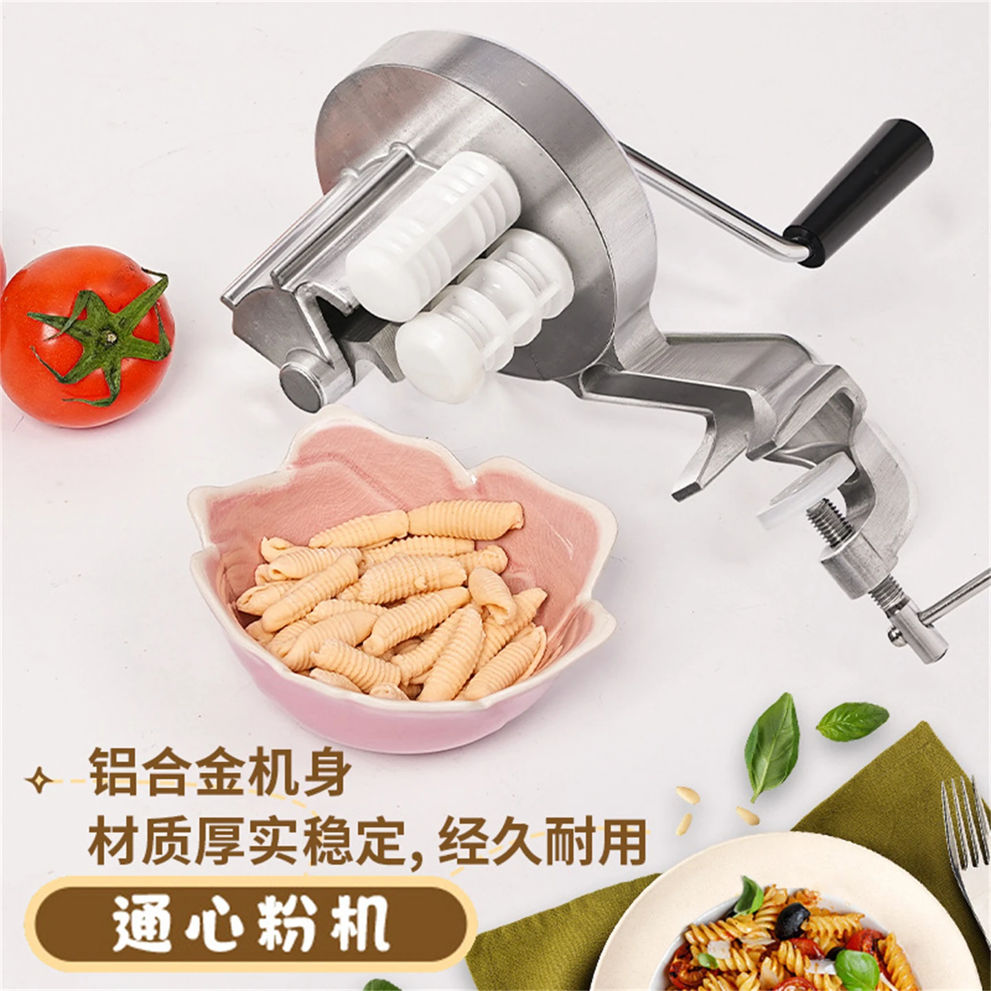 

Manual Pasta Maker Hand Crank Noodle Maker Spaghetti