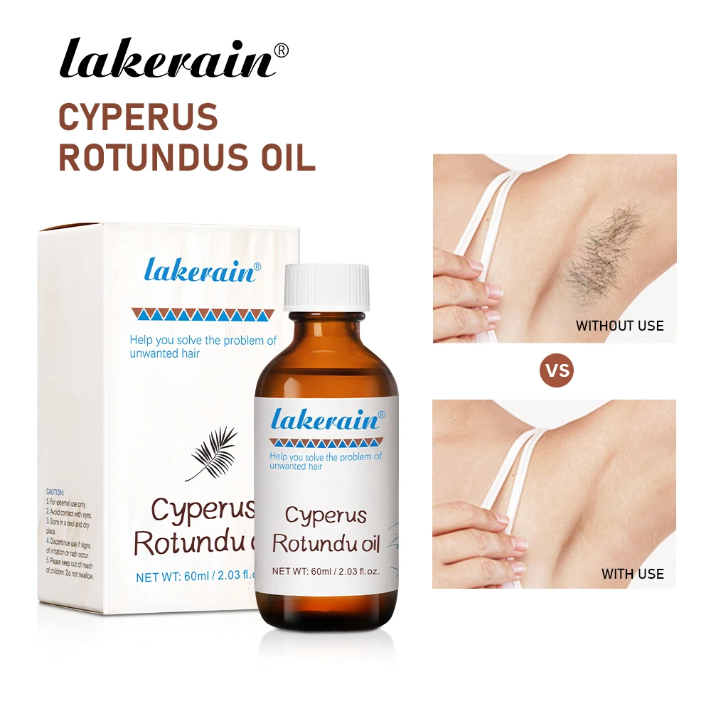 

60ml Cyperus Oil Inhibit Hair Growth Reducing Redness Armpit Legs Arms Body Deeply Moisturize Nourish Repair Skin Unisex