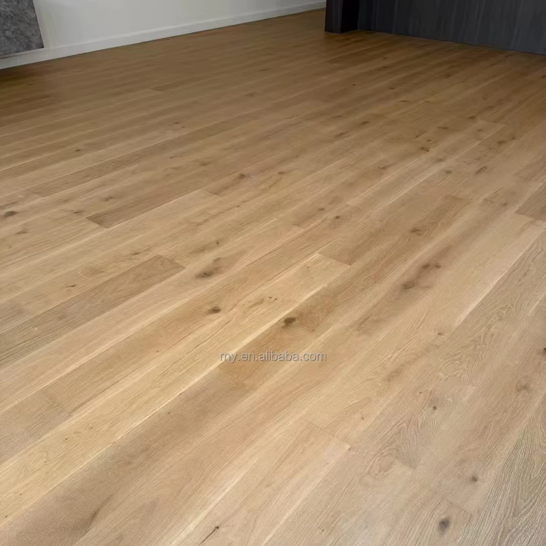 화이트 오크 인테리어 원목 바닥재 맞춤형 버전, 브라운 컬러 오크 바닥재