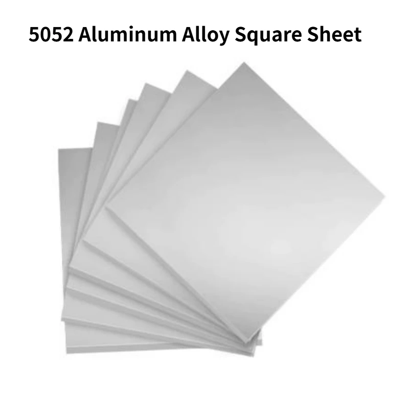 1/2/3pcs 5052 Aluminum Plate Thickness 1/1.2/1.5/2/3/4/5/6/8mm Aluminum Alloy Sheet Customized Processing