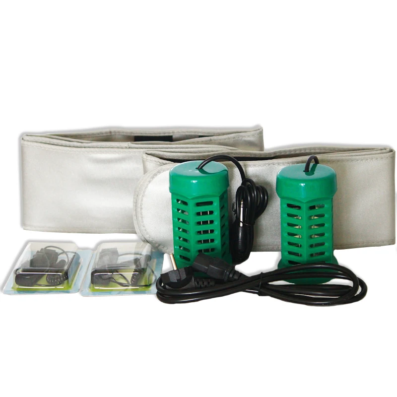 Dual Ionic Cleanse Detox Foot Spa Hydrogen Machine for Two Person Use at The Same Time with Far Infrared Heating Belts