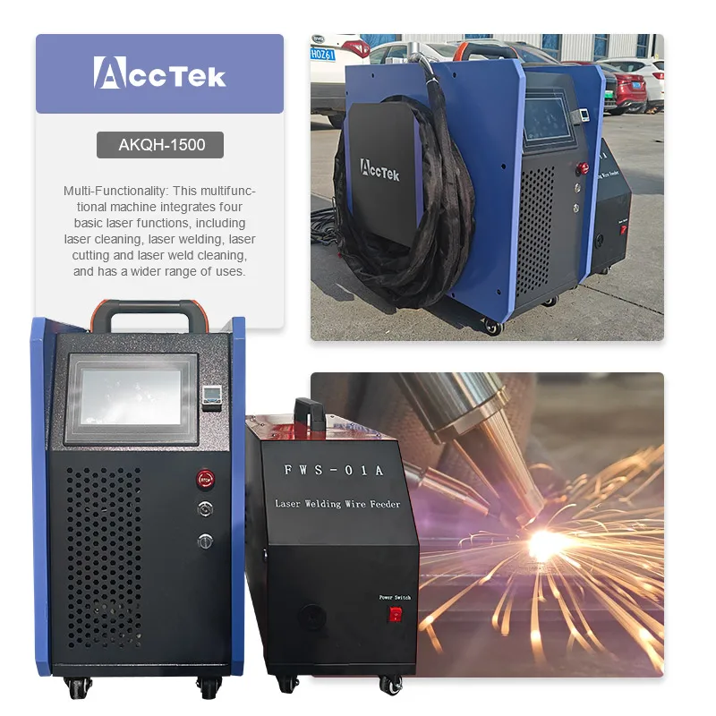 ACCTEK Factory Air-cooled Portable Welding Machine 3in1 4 in 1 Parts Processing Metal Welding Steel Iron