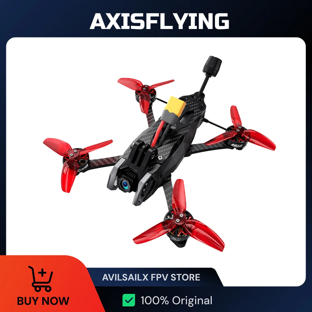 

Axisflying Manta 30 3 inch FPV Drone | Agile Flight Performance & Extended Time | O4 Lite VTX Included, Freestyle-Focused Design