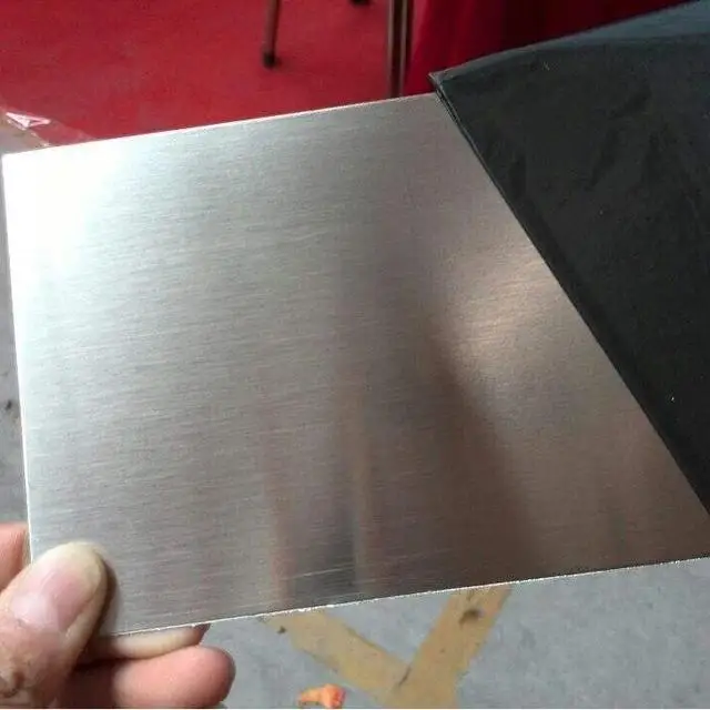 سطح مصقول رقم 4 201 304 304l 316 430 لوح من الفولاذ المقاوم للصدأ #3