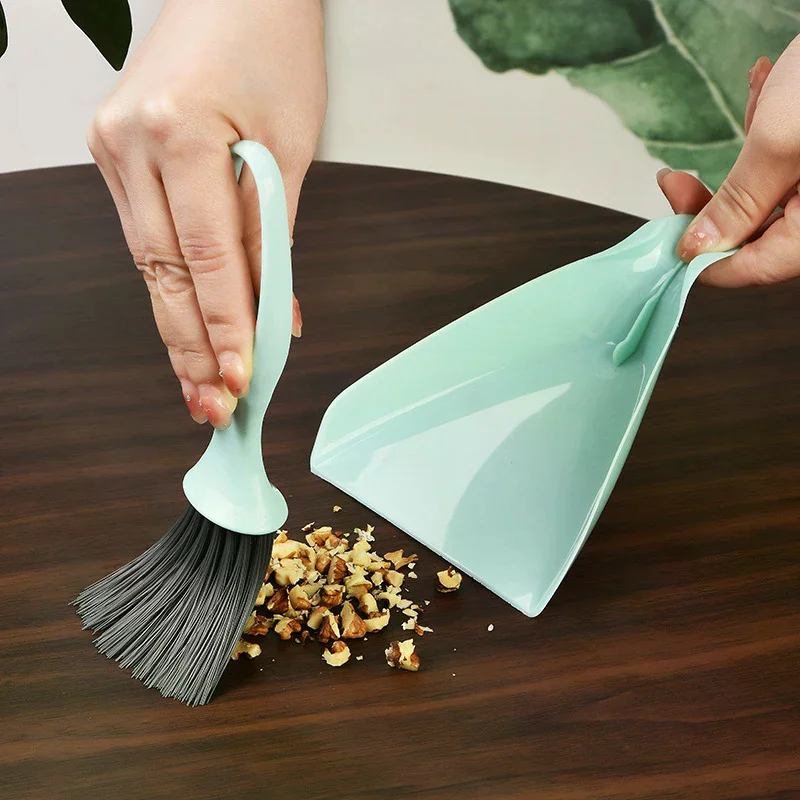 Dustpan Set Desktop Clean Brushes Table Keyboard Drawer Corner Clean Tool Household Cleaning Tools Small  Brush Mini