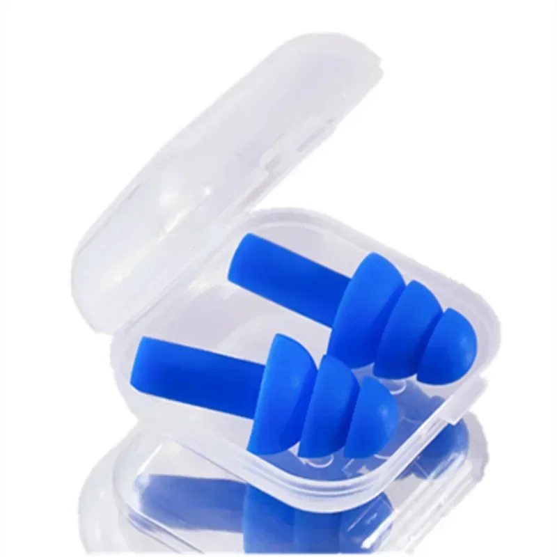 Colorful Soft Silicone Earplugs Waterproof Swimming Waterproof Insulation Comfort Ear Plugs Noise Cancelling For Sleep