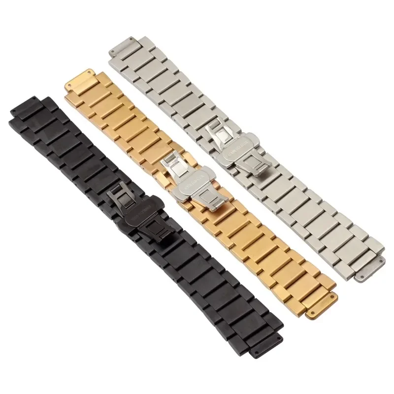 Watchband accessory for HUBLOT BIG BANG Solid Stainless Steel Men\'s Watch Strap Chain Watch Bracelet wristband 27mm*19mm