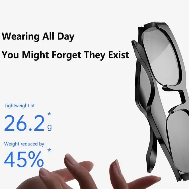 Lunettes intelligentes Lenovo NEW 8K 2400MP avec IA, traduction, vidéo, photo, Bluetooth, enregistrement de conversations, écoute de musique, lunettes de soleil intelligentes