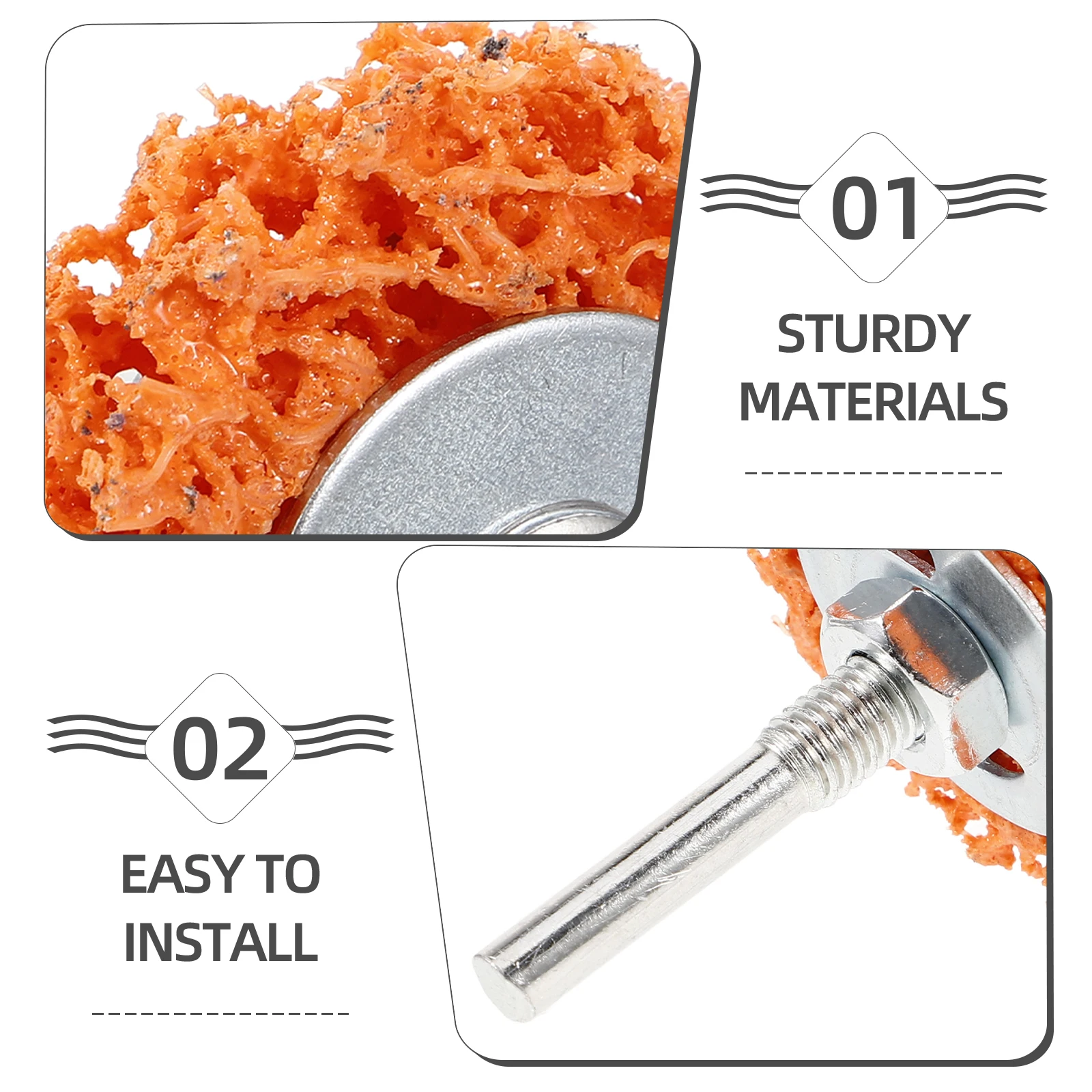 

Polishing Sheet Wheel for Drill Car Repair Tool Buffing Nail Wheels Linking Rod Metal